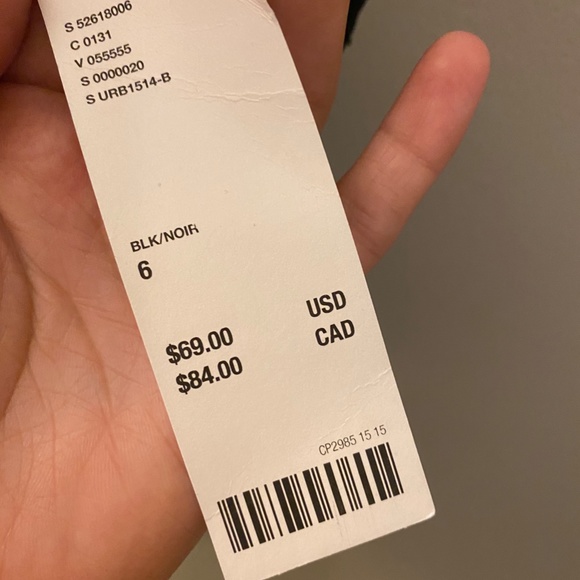 NWT Urban Outfitters Black Open Back Romper - Picture 4 of 4